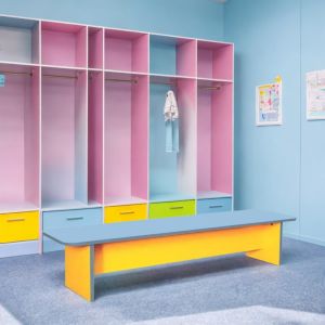 Banchetă SoftBench pentru vestiar